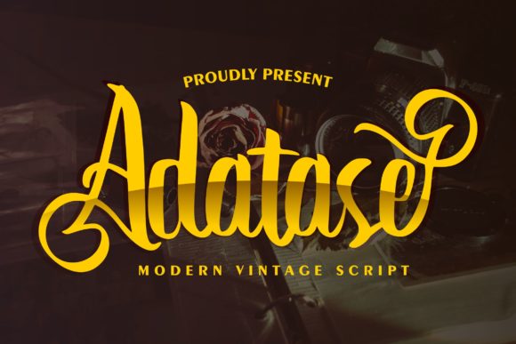 Adatase: A Handwritten Font for Creative Expression
