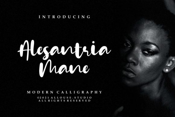 Alesantria Mane: A Bold Handwritten Font for Web Design