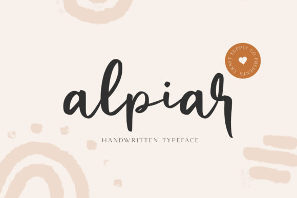 Alpiar: A Whimsical Script Font