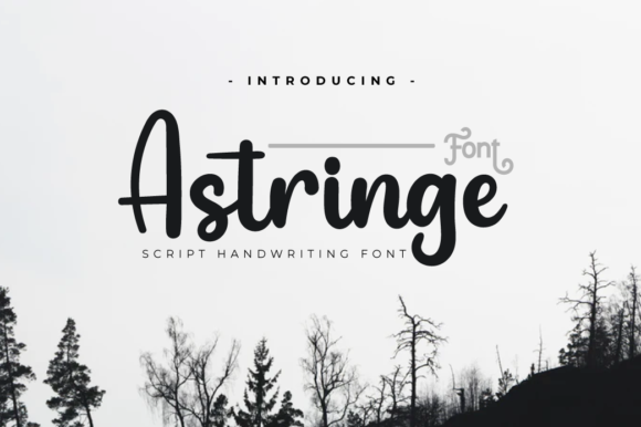 Astringe: A Handwritten Font for Creative Campaigns