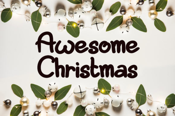 Awesome Christmas Font for Web Design
