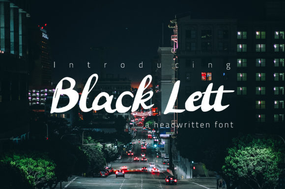 Black Lett: Bold Script Font for Makers