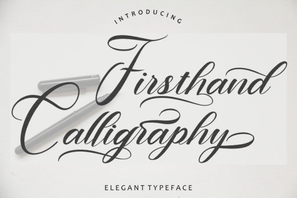 Firsthand Calligraphy Font for Web Design