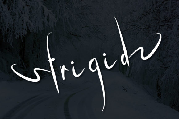 Frigid Font: Elegant Script for Creative Makers