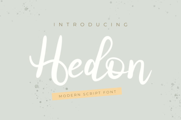 Hedon: A Modern Calligraphy Font