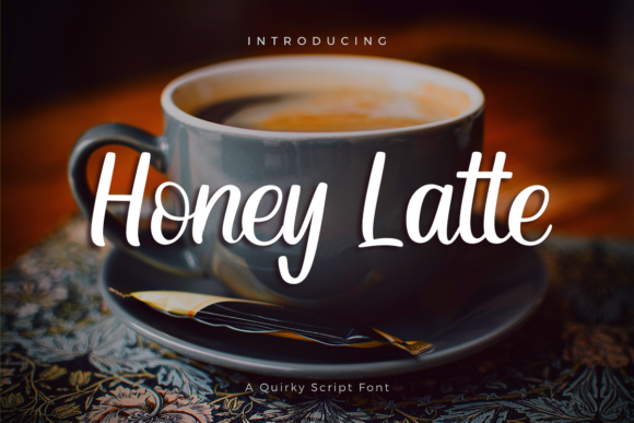 Honey Latte Font: Elegant Script for Craft Projects