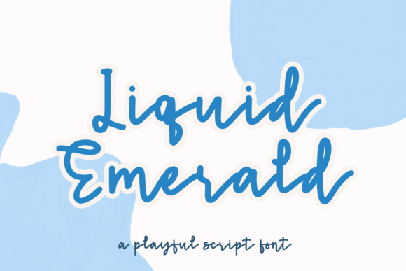 Liquid Emerald Font for Business