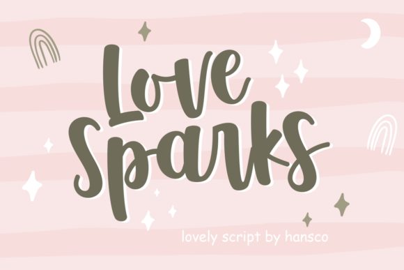 Love Sparks Font for Creative Campaigns