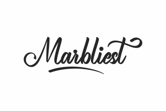 Marbliest: A Delicate Script Font