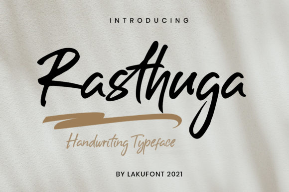 Rasthuga: A Stylish Script Font