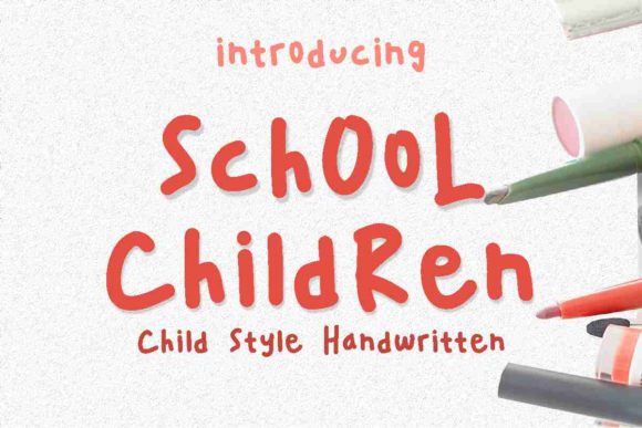 School Children Font Review
