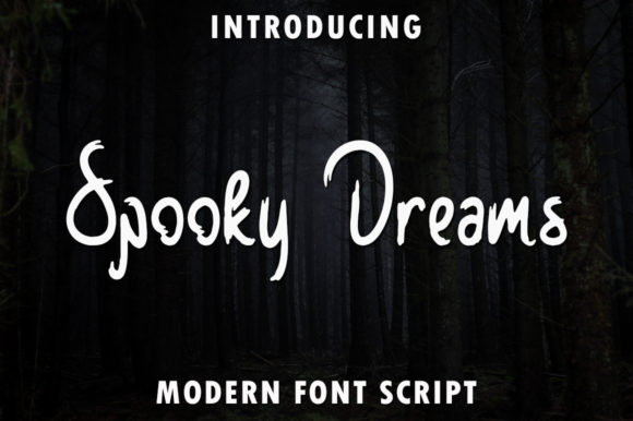 Spooky Dreams Font: A Handwritten Touch for Makers