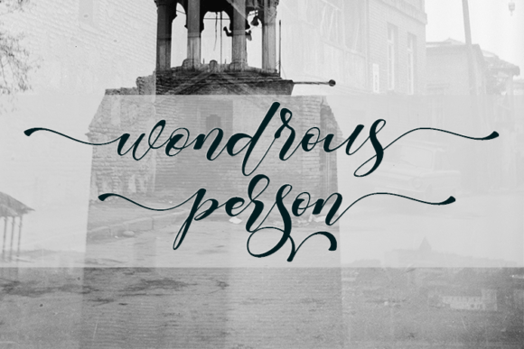 Wondrous: A Handwritten Font for Elegant Design